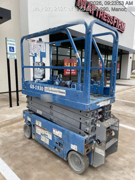 2019 Genie GS-1930 Fixed Rails with Chain Entry