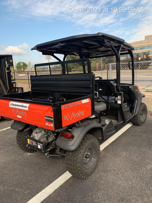 2022 Kubota RTV-X1140W-H Plastic Canopy, Windshield Acrylic Clear, LED Strobe Light, Wire Harness Kit, Back up Alarm