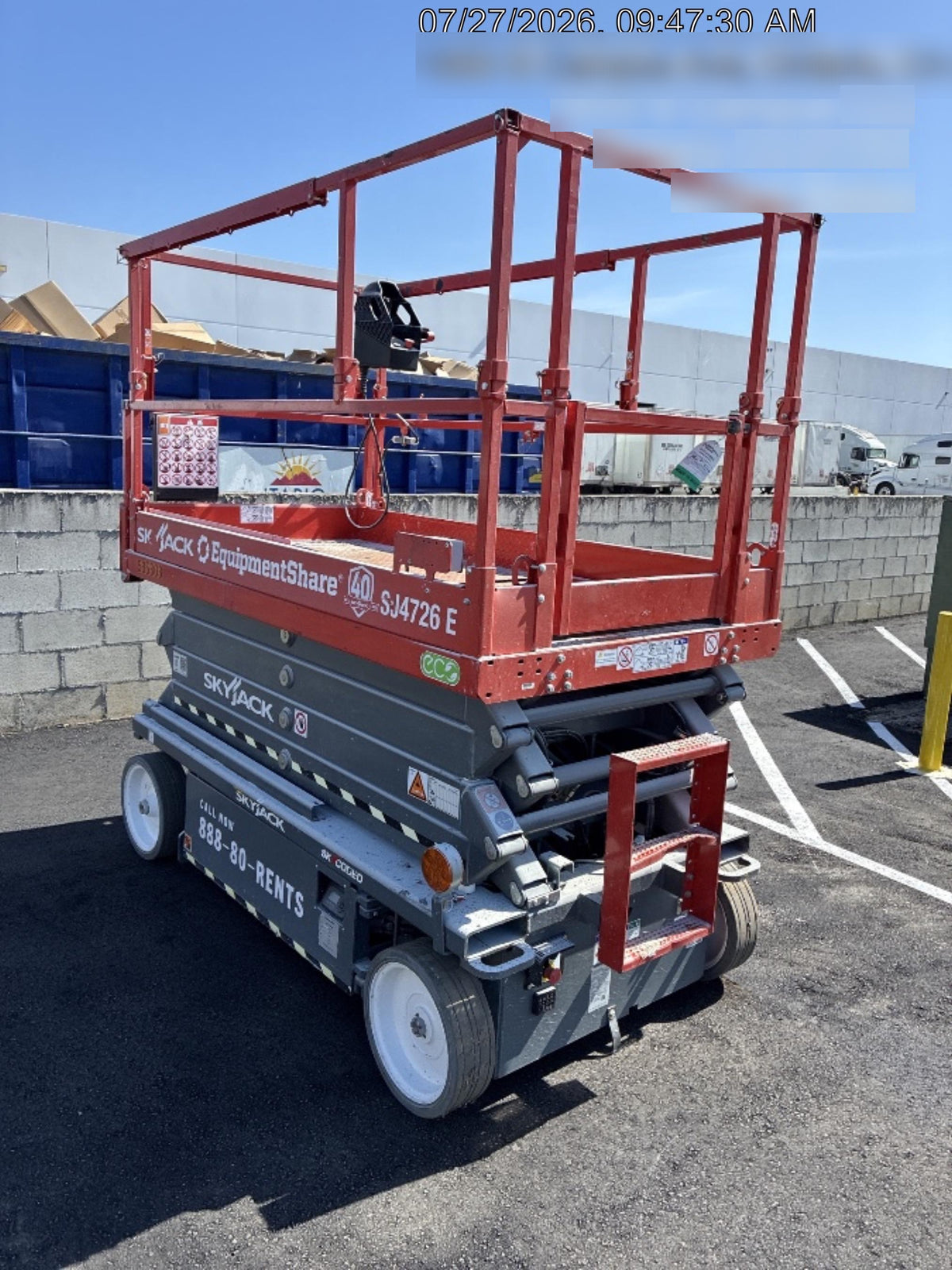 2025 SKYJACK SJ4726