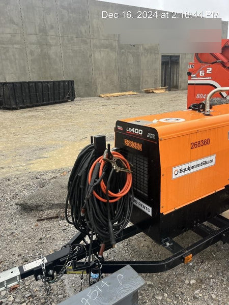 2022 Lincoln Electric LE400 Kubota V1505, Trlr, Cable Rack, Light Kit, ES Decals, T3