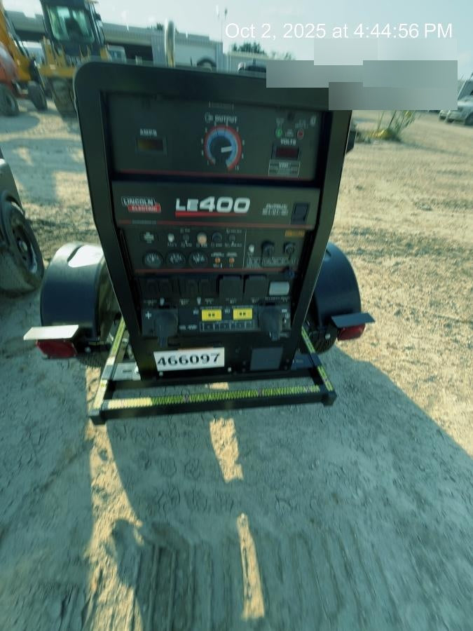 2024 Lincoln Electric LE400 Kubota V1505, Trlr, Cable Rack, Light Kit, ES Decals, T3