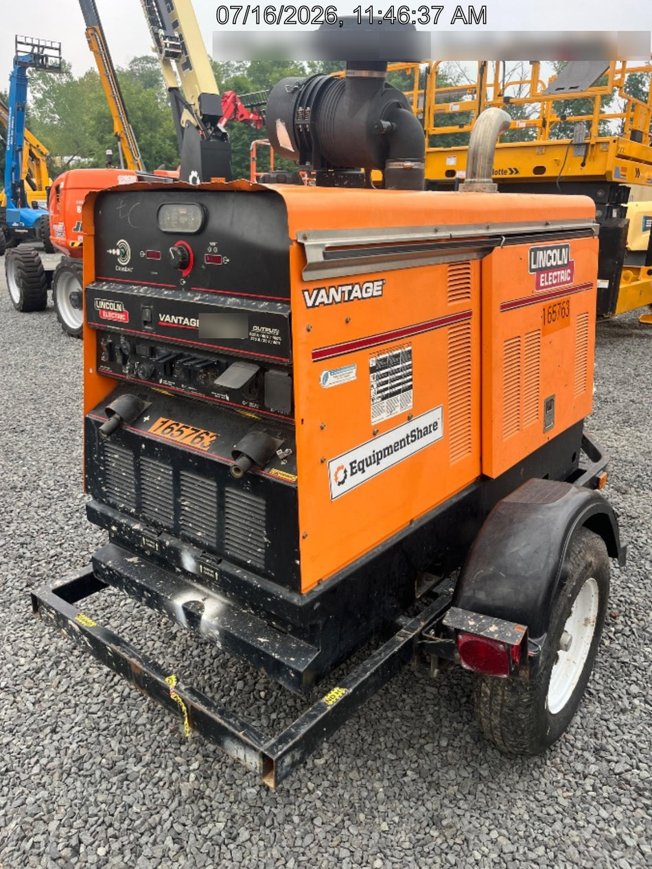 2021 Lincoln Electric Vantage 549X Ready Pak 3, ORANGE (includes trailer, cable rack, fender light kit)