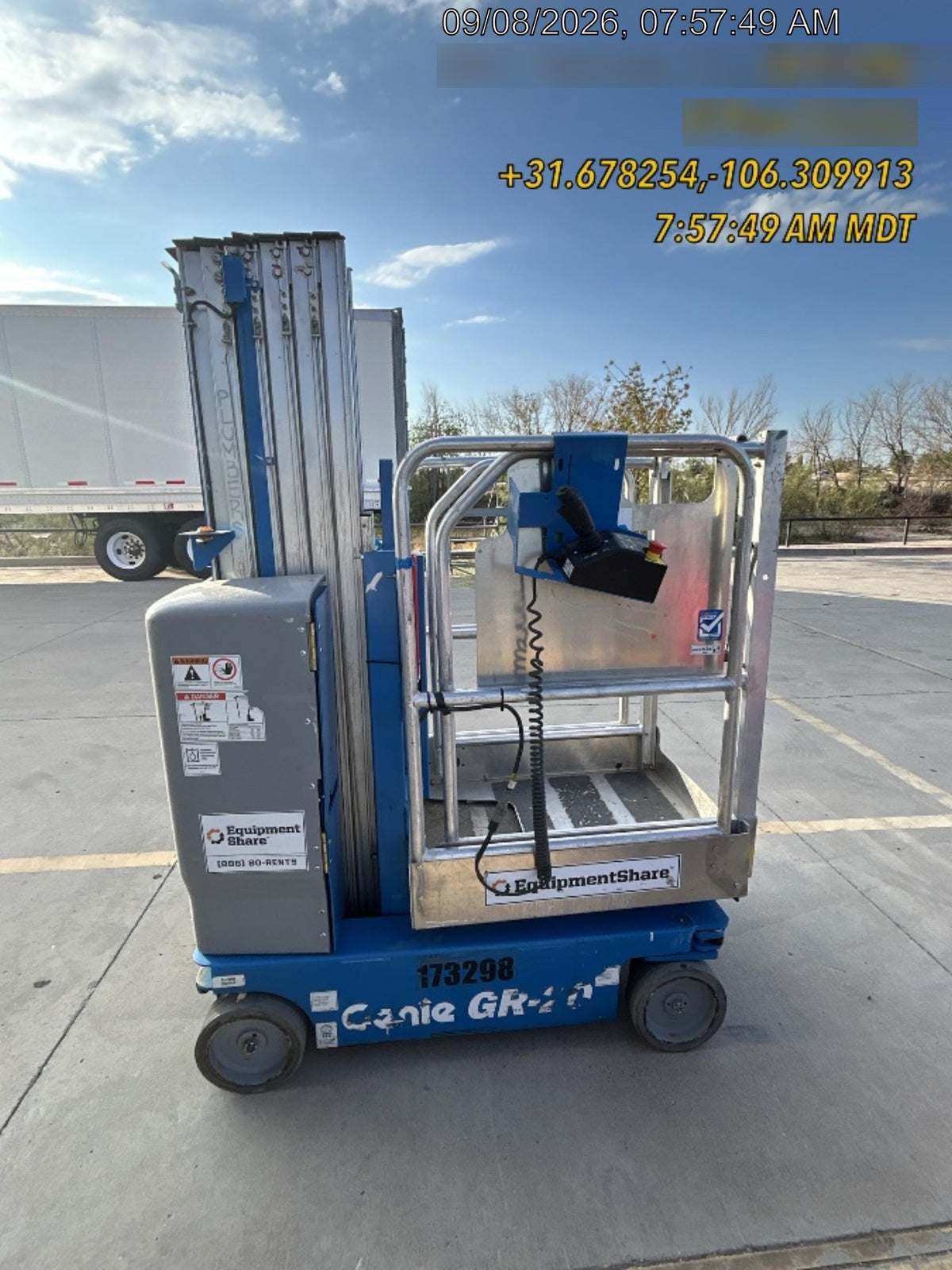2021 GENIE GR-20