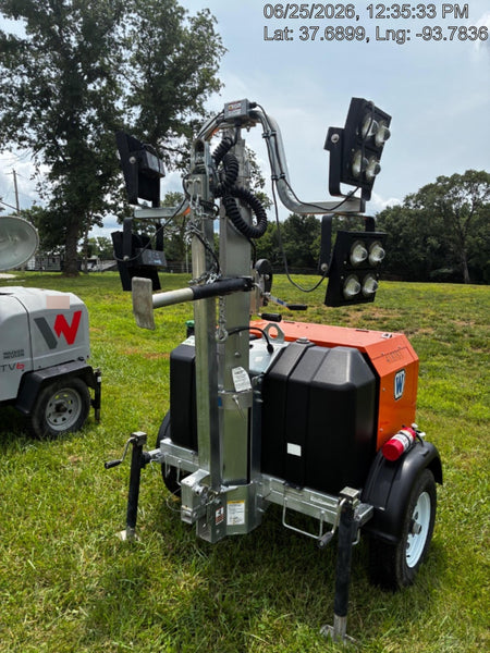 2024 Wanco WLTT-4MM4K Diesel, Deep Sea Controller, Shore Power Plug, Auto Start, (4) 350W LED Floodlights, 4kW Generator, 60 Gal Fuel Tank, 2" Ball, T3