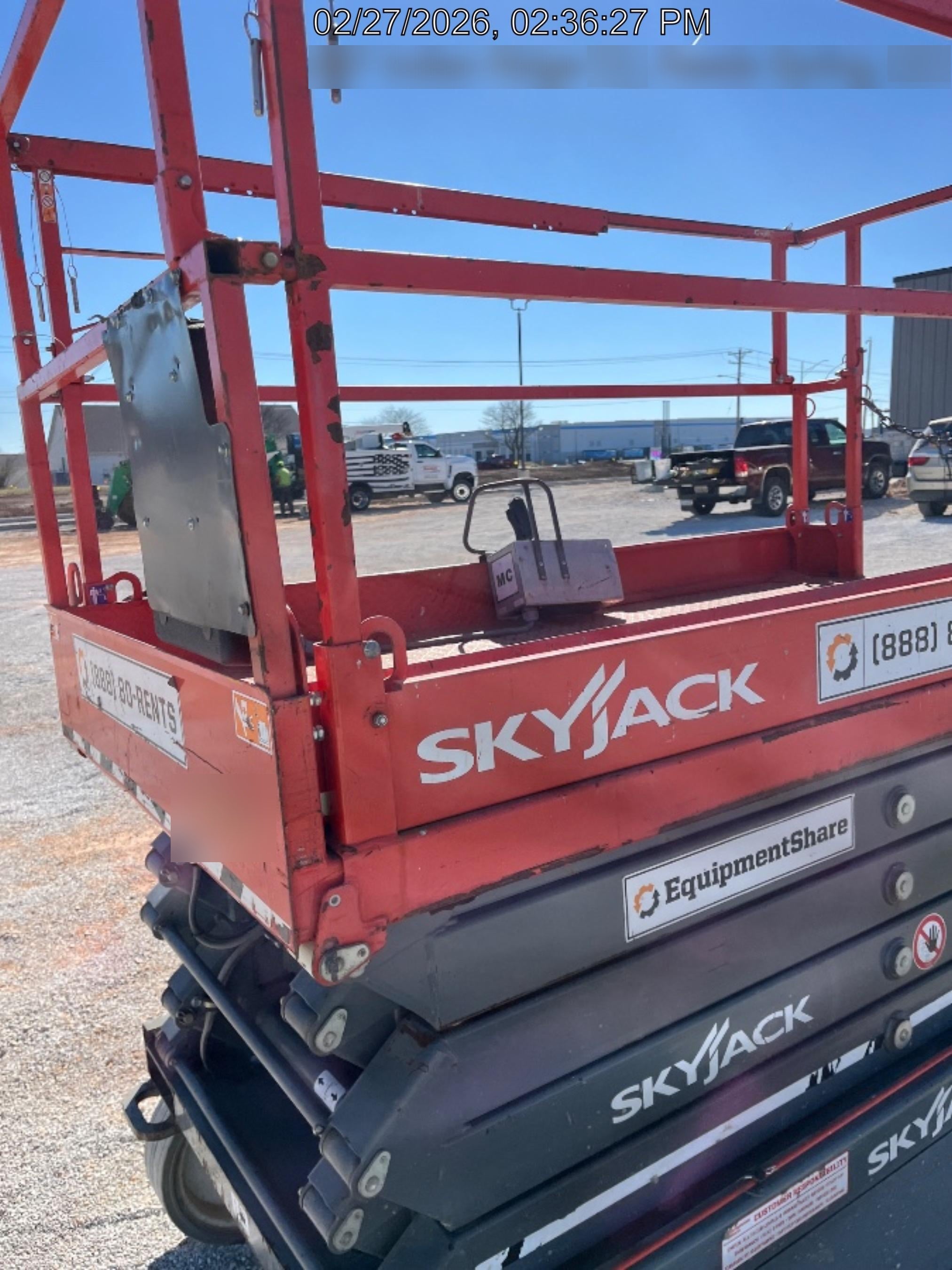 2018 Skyjack SJIII-4632 Standard Rental Specs