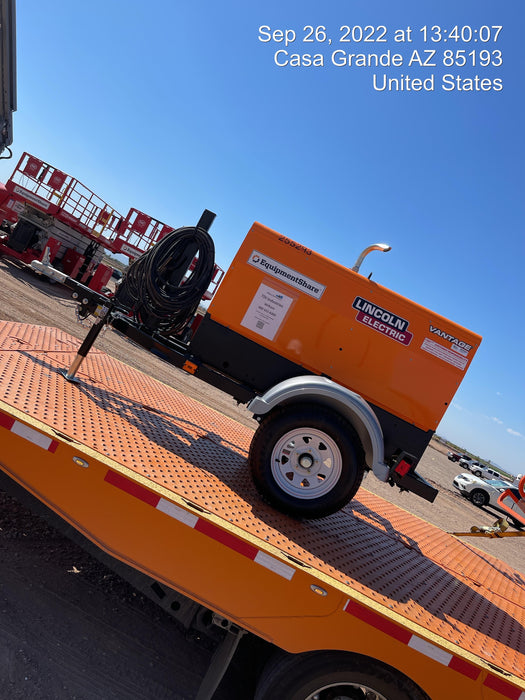 2022 Lincoln Electric LE400 Kubota V1505, Trlr, Cable Rack, Light Kit, ES Decals, T3