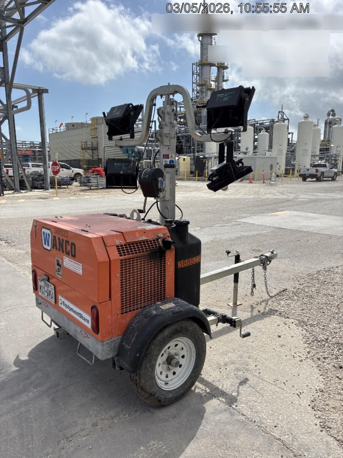 2024 Wanco WLTT-4MM4K Diesel, Deep Sea Controller, Shore Power Plug, Auto Start, (4) 350W LED Floodlights, 4kW Generator, 60 Gal Fuel Tank, 2" Ball, T3