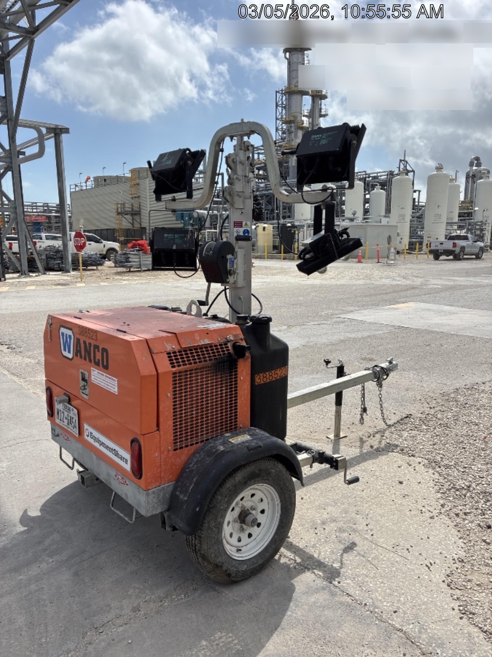 2024 Wanco WLTT-4MM4K Diesel, Deep Sea Controller, Shore Power Plug, Auto Start, (4) 350W LED Floodlights, 4kW Generator, 60 Gal Fuel Tank, 2" Ball, T3