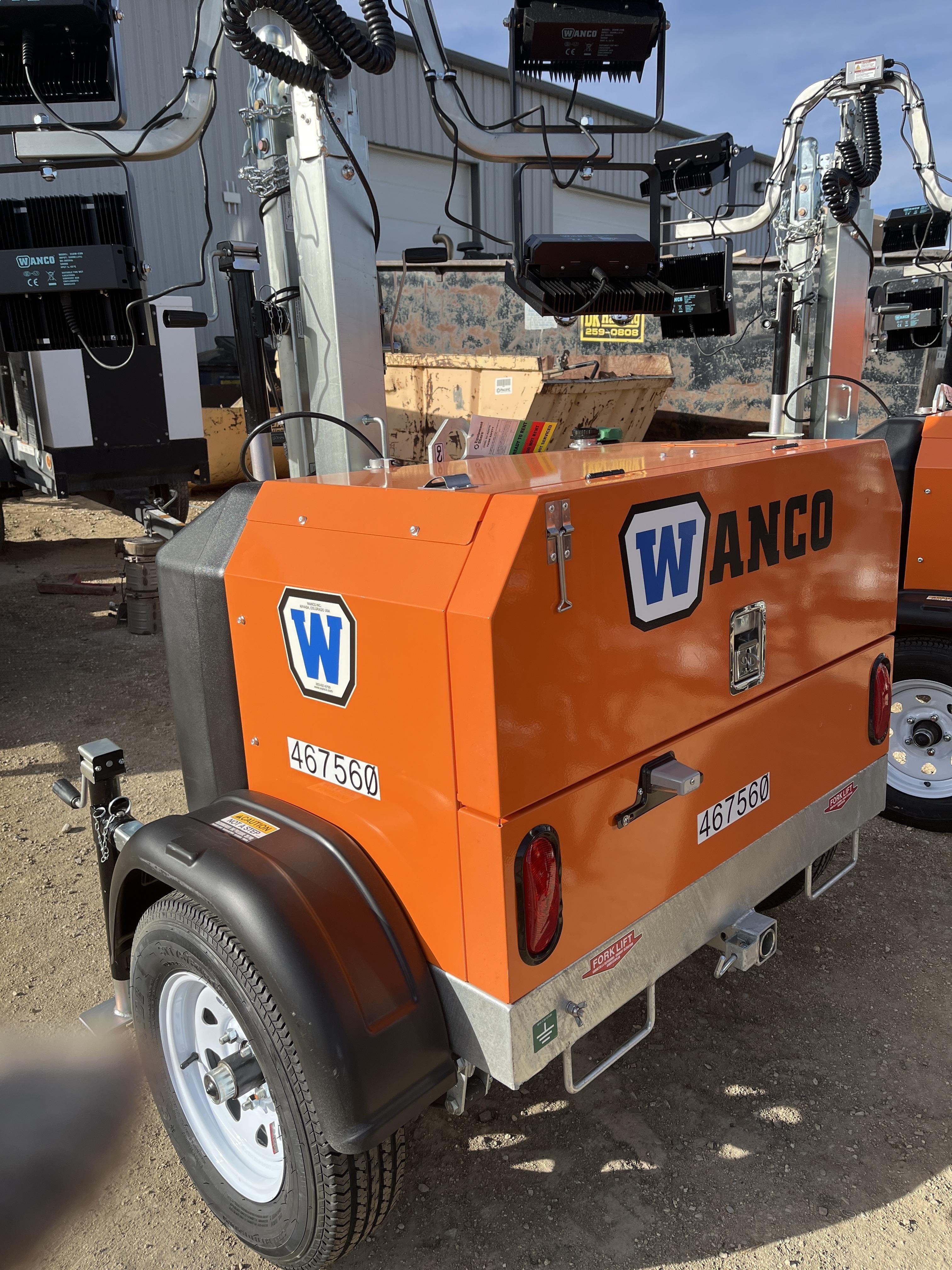 2024 Wanco WLTT-4MM4K Diesel, Deep Sea Controller, Shore Power Plug, Auto Start, (4) 350W LED Floodlights, 4kW Generator, 60 Gal Fuel Tank, 2" Ball, T3