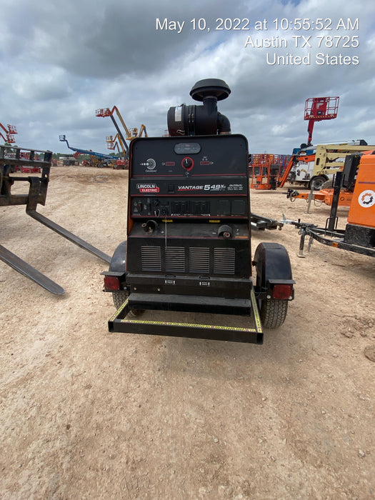 2021 Lincoln Electric Vantage 549X Ready Pak 3, ORANGE (includes trailer, cable rack, fender light kit)