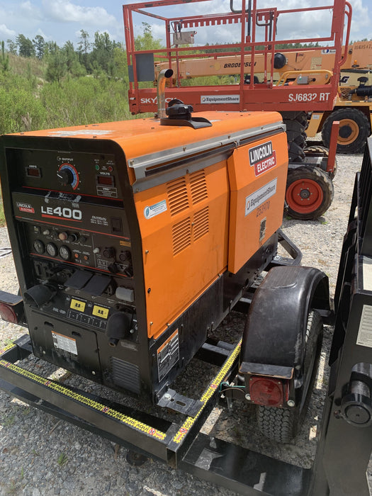 2022 Lincoln Electric LE400 Kubota V1505, Trlr, Cable Rack, Light Kit, ES Decals, T3