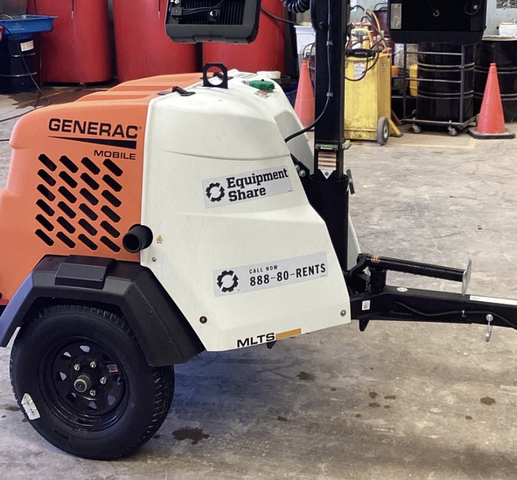 2024 Generac MLT2 Diesel, Flex Switch 120V Input, Powerzone Controller, 
(4) 320W LED Lights, 4kW Generator, 39.9 Gal Fuel Tank, 2" Ball, T3