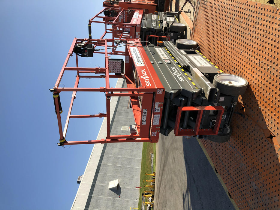 2020 Skyjack SJIII-3226 Solid NM Tires, Half height spring hinged entry gate, Dual Beacons