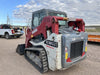 2019 Takeuchi TL10V2-CR Cab/Heat/AC, Rubber Tracks, Backup Alarm, Front & rear working Lights, Auxiliary Hydraulics, 2 Speed Travel, Engine Monitoring System, Hydraulic universal quick hitch w/76" HD dirt bucket with 8 teeth, 20.3 cubic feet capacity, 48" Pallet forks and frame
