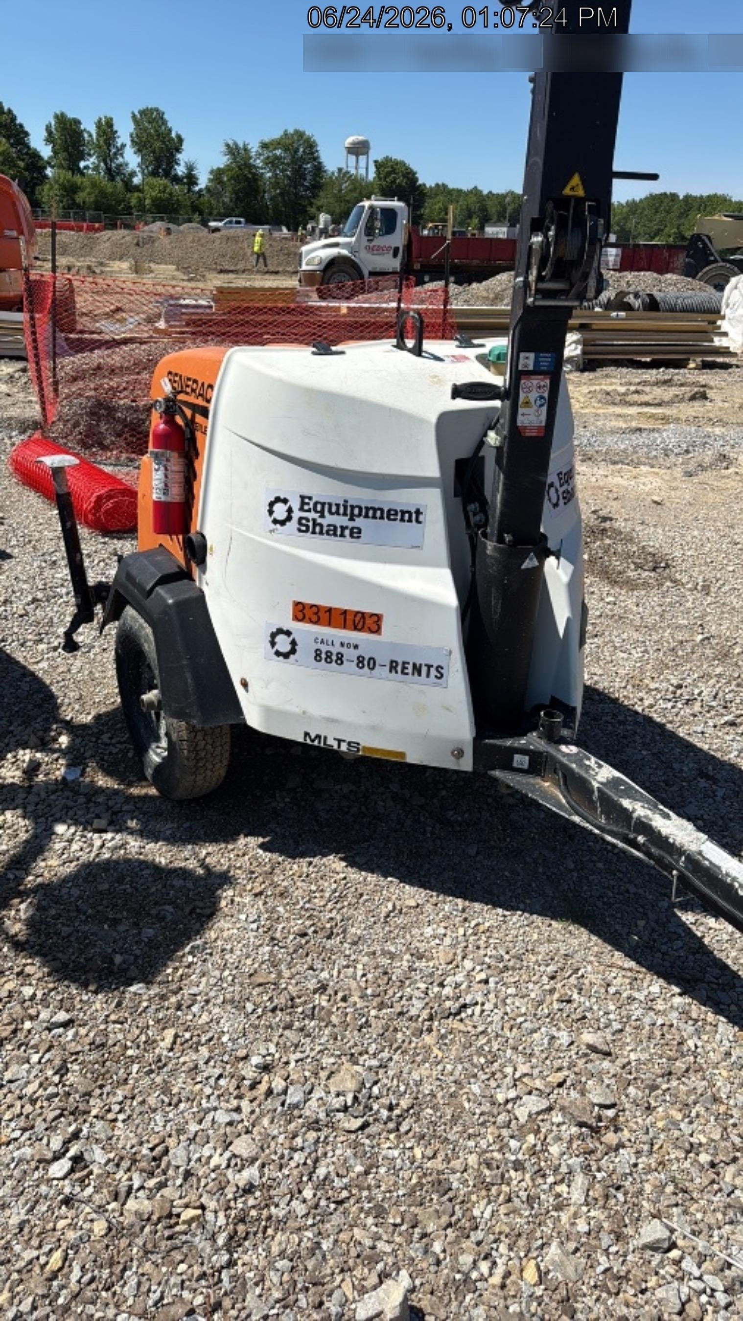 2023 Generac MLT2 Diesel, Flex Switch 120V Input, Powerzone Controller, (4) 320W LED Lights, 4kW Generator, 39.9 Gal Fuel Tank, 2" Ball, T3