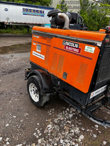 2021 Lincoln Electric Vantage 549X Ready Pak 3, ORANGE (includes trailer, cable rack, fender light kit)