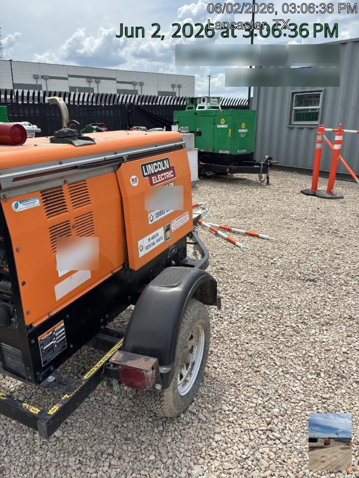 2021 Lincoln Electric Vantage 322 Vantage 322 Ready Pak 3 w/ Decals, ORANGE (includes trailer, cable rack, fender light kit) NO Telematics