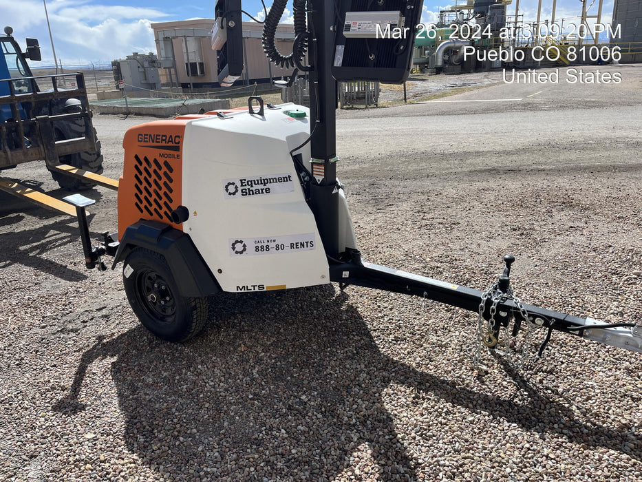 2023 Generac MLT2 Diesel, Flex Switch 120V Input, Powerzone Controller, 
(4) 320W LED Lights, 4kW Generator, 39.9 Gal Fuel Tank, 2" Ball, T3