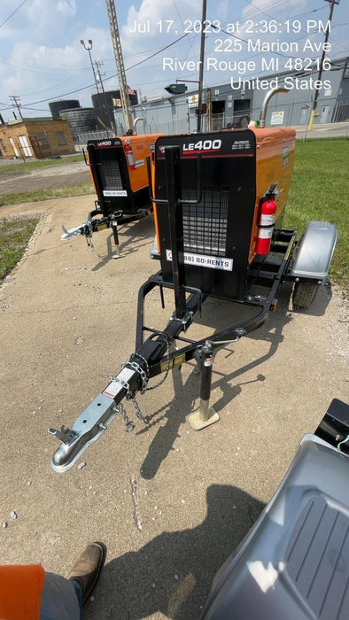 2023 Lincoln Electric LE400 Kubota V1505, Trlr, Cable Rack, Light Kit, ES Decals, T3