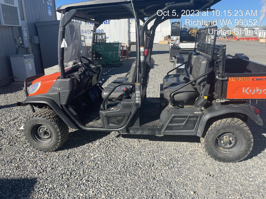 Kubota RTV-X1140W-H Plastic Canopy, Windshield Acrylic Clear, LED Strobe Light, Wire Harness Kit, Back up Alarm