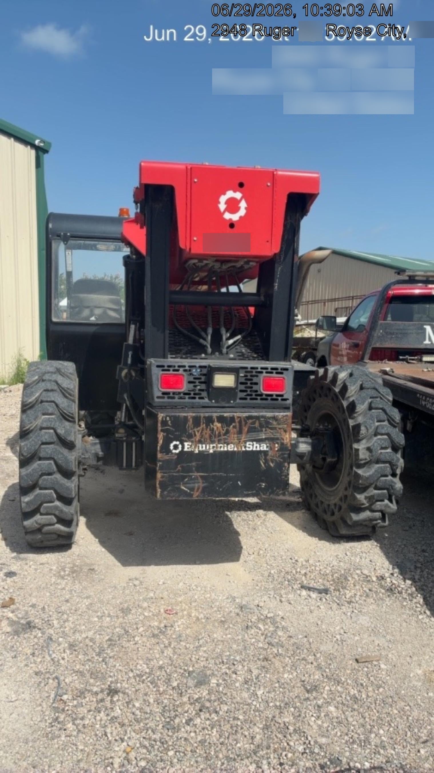 2019 Manitou 12042 Canopy, 120 HP , Solid Tires, Work Lights, Lift Hook, Auxiliary Hydraulics 66" Carriage and 60" Forks