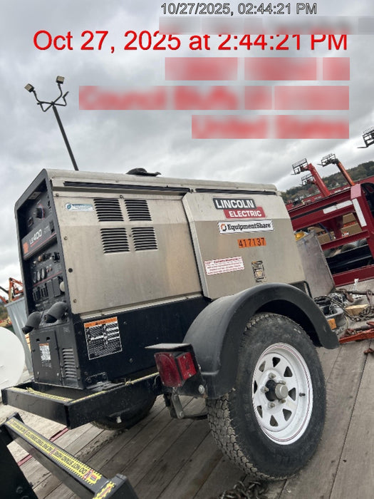 2024 Lincoln Electric LE400 Kubota V1505, Trlr, Cable Rack, Light Kit, ES Decals, T3