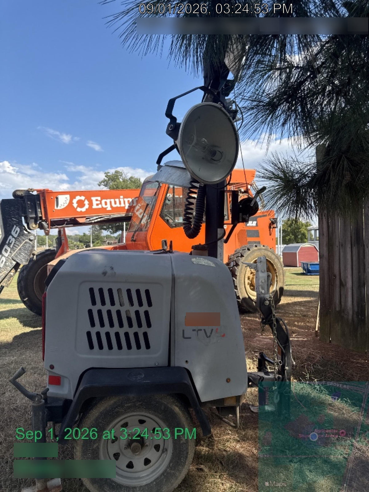 2019 Wacker Neuson LTV6L-MH Wacker Neuson LTV6L Mobile Light Tower w/Fuel Level Sensor Installed