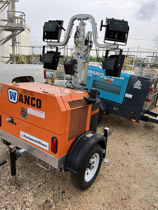 2024 Wanco WLTT-4MM4K Diesel, Deep Sea Controller, Shore Power Plug, Auto Start, (4) 350W LED Floodlights, 4kW Generator, 60 Gal Fuel Tank, 2" Ball, T3