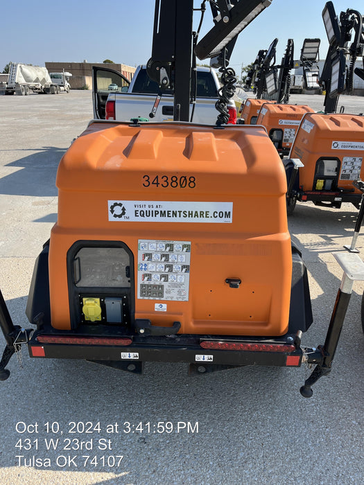 2023 Generac MLT2 Diesel, Flex Switch 120V Input, Powerzone Controller, (4) 320W LED Lights, 4kW Generator, 39.9 Gal Fuel Tank, 2" Ball, T3