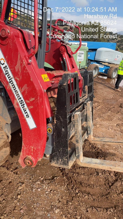 2021 FEMA 60" Skid Steer Forks FEMA