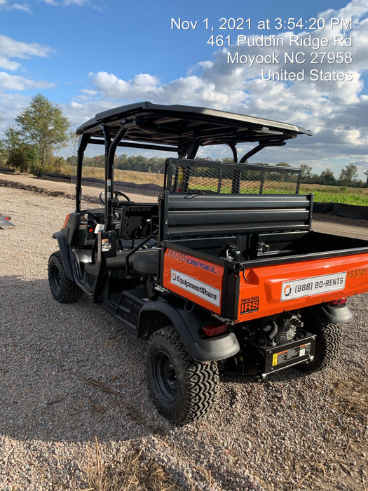 Kubota RTV-X1140W-H Plastic Canopy, Windshield Acrylic Clear, LED Strobe Light, Wire Harness Kit, Back up Alarm