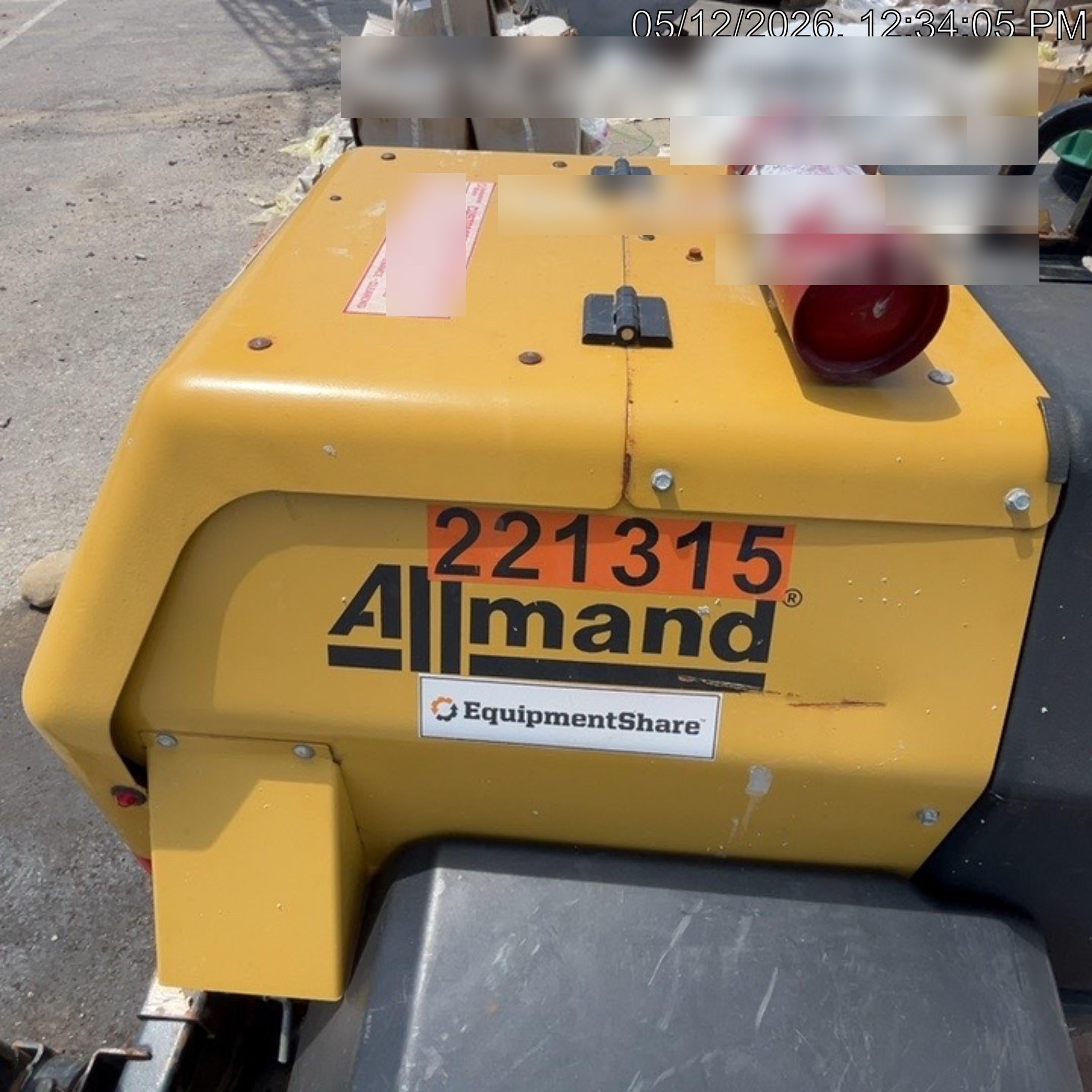 2022 Allmand NLV3GR (4) LED Light Fixture 350W, 23' Vertical Mast, 3kW Prime, Towable, Deep Sea L401, Leveling Jacks, Yanmar T4F 5.8hp