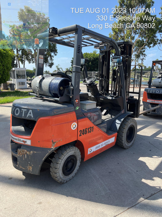 2022 TOYOTA 8FGU25 LP w/ Scale