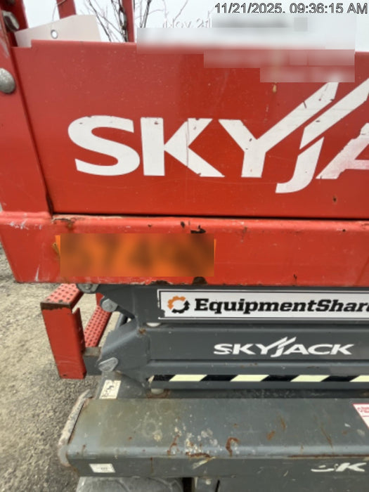 2017 Skyjack SJIII-3219 Standard Rental Specs