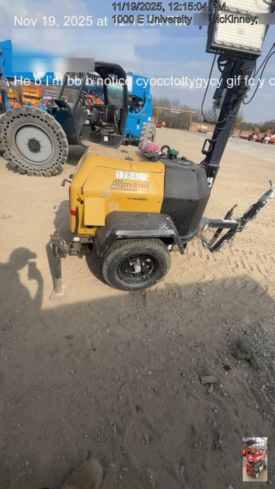 Allmand NLV3GR 3kW Light Plant - LED