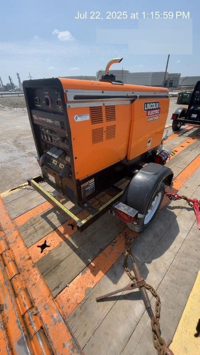 2021 Lincoln Electric Vantage 322 Vantage 322 Ready Pak 3 w/ Decals, ORANGE (includes trailer, cable rack, fender light kit) NO Telematics