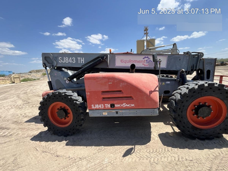 2016 Skyjack SJ843 TH 60" Carriage, Solid Tires