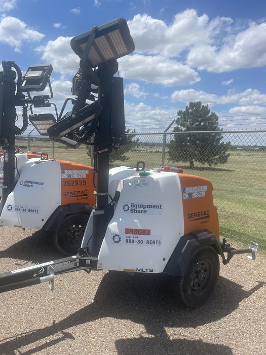 2024 Generac MLT2 Diesel, Flex Switch 120V Input, Powerzone Controller, 
(4) 320W LED Lights, 4kW Generator, 39.9 Gal Fuel Tank, 2" Ball, T3