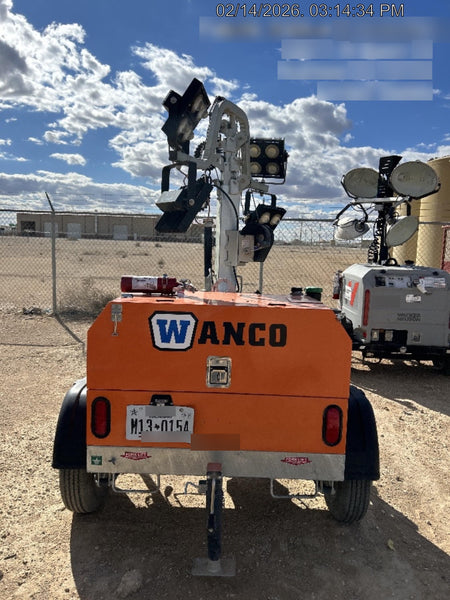 2024 Wanco WLTT-4MM4K Diesel, Deep Sea Controller, Shore Power Plug, Auto Start, (4) 350W LED Floodlights, 4kW Generator, 60 Gal Fuel Tank, 2" Ball, T3