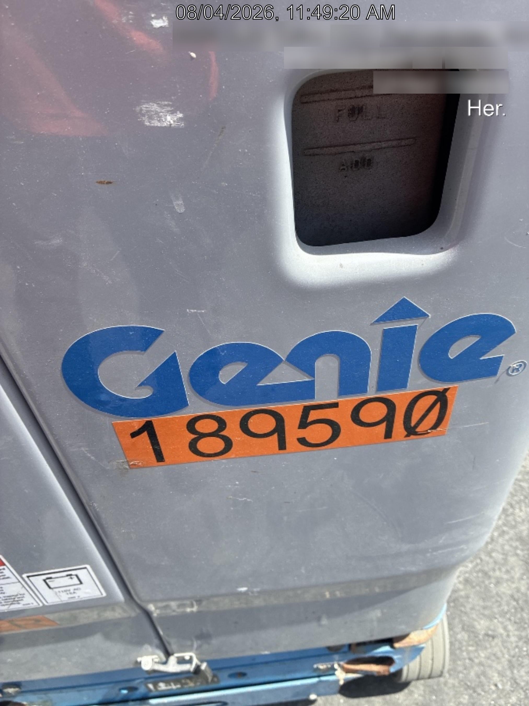 2021 GENIE GR-20
