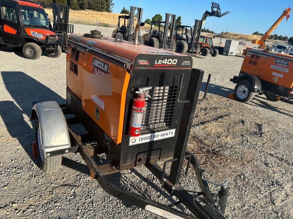 2022 Lincoln Electric LE400 Kubota V1505, Trlr, Cable Rack, Light Kit, ES Decals, T3