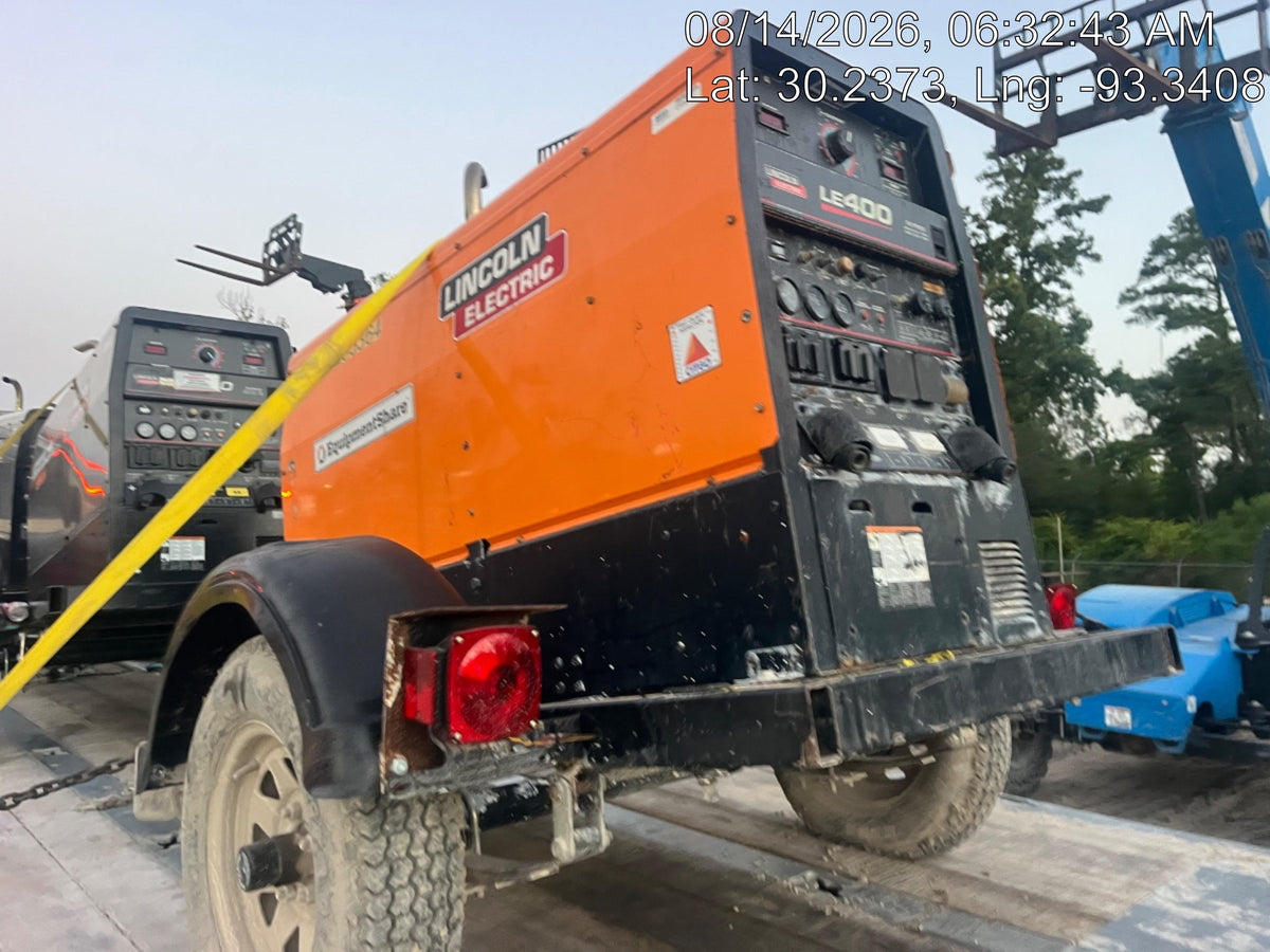 2022 Lincoln Electric LE400 Kubota V1505, Trlr, Cable Rack, Light Kit, ES Decals, T3