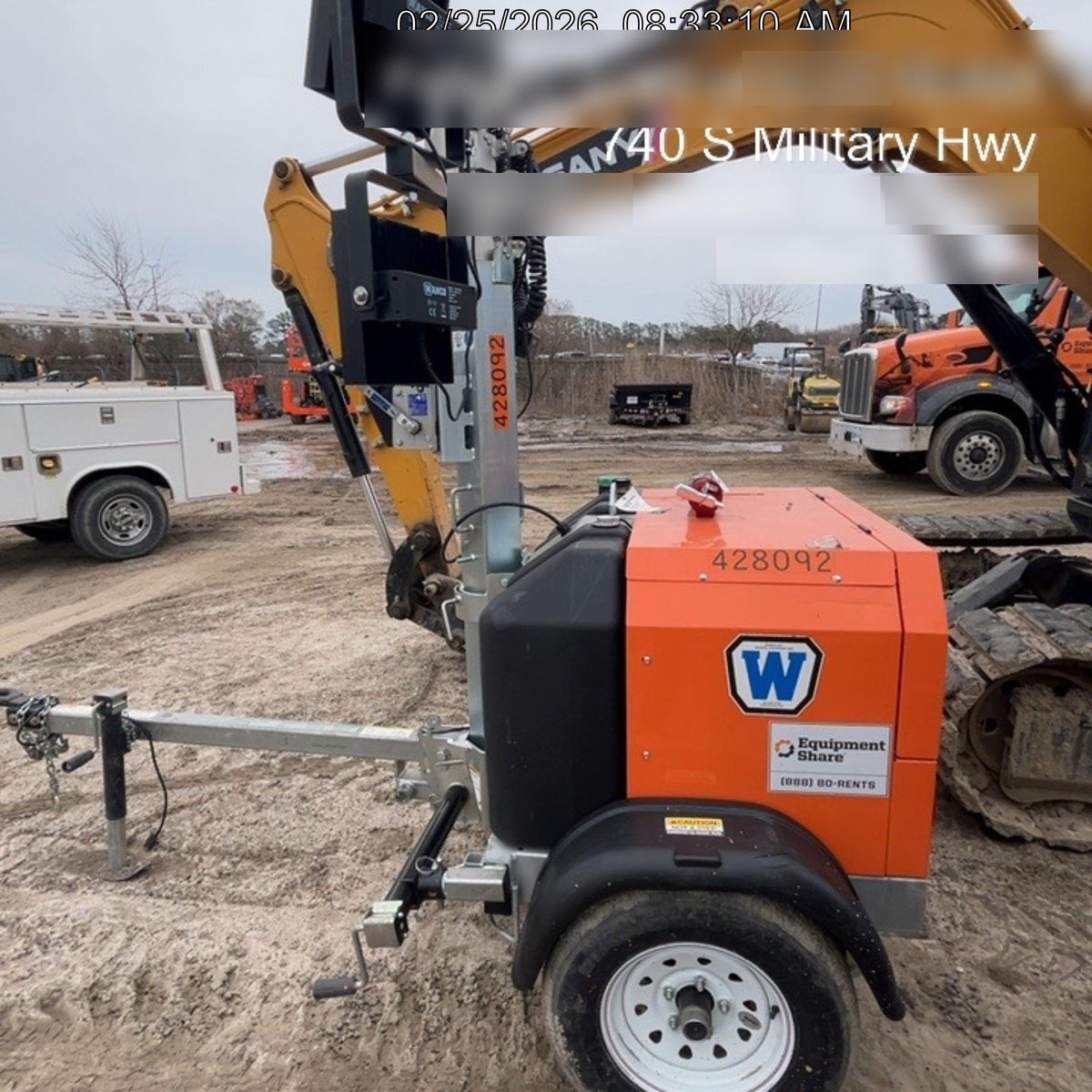 2024 Wanco WLTT-4MM4K Diesel, Deep Sea Controller, Shore Power Plug, Auto Start, (4) 350W LED Floodlights, 4kW Generator, 60 Gal Fuel Tank, 2" Ball, T3