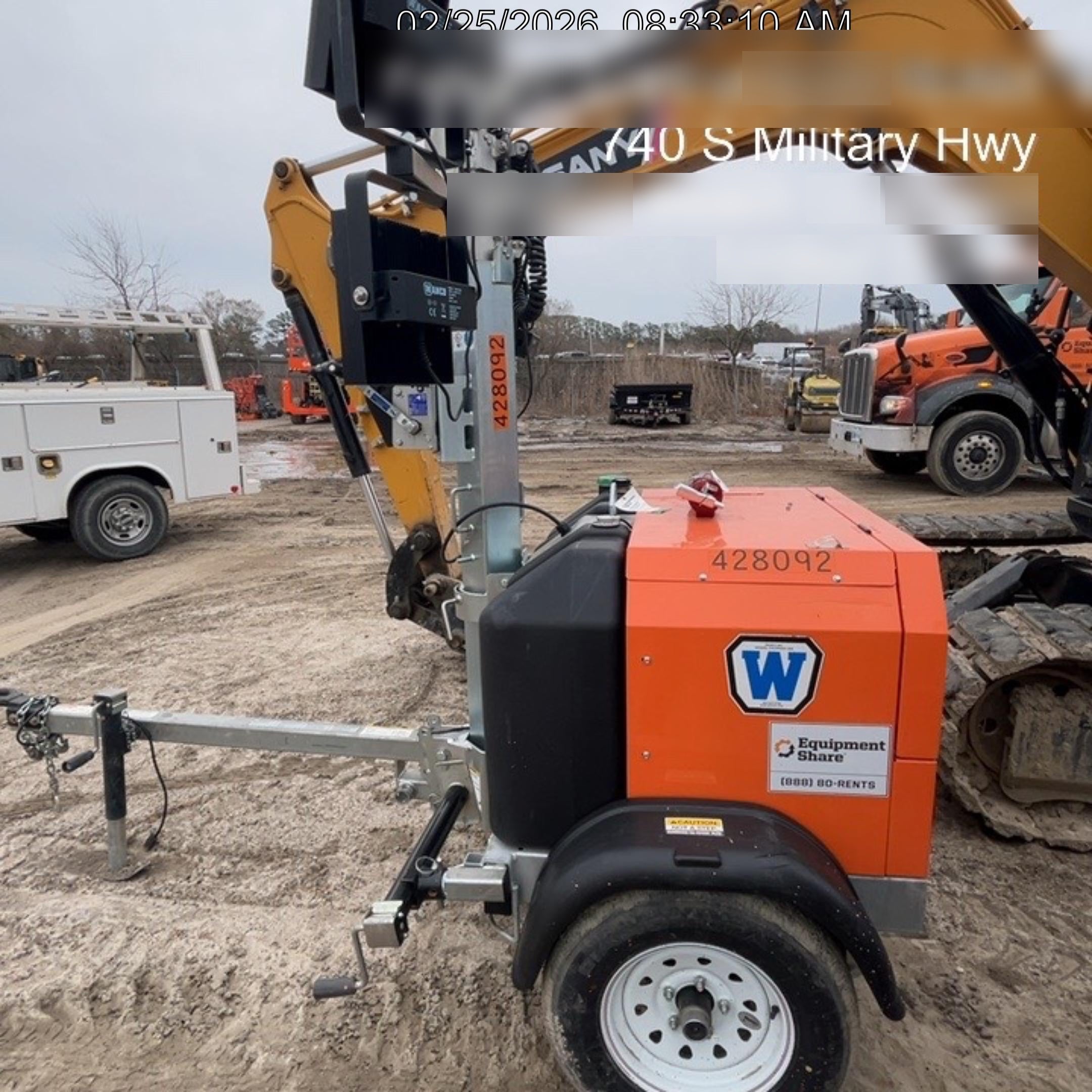 2024 Wanco WLTT-4MM4K Diesel, Deep Sea Controller, Shore Power Plug, Auto Start, (4) 350W LED Floodlights, 4kW Generator, 60 Gal Fuel Tank, 2" Ball, T3