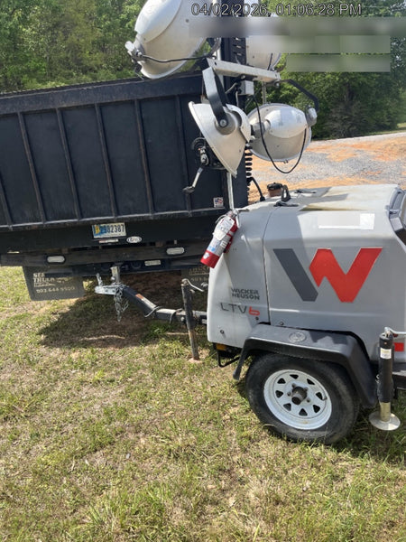 2019 Wacker Neuson LTV6L-MH Wacker Neuson LTV6L Mobile Light Tower w/Fuel Level Sensor Installed