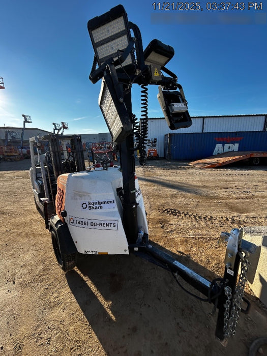 2023 Generac MLT2 Diesel, Flex Switch 120V Input, Powerzone Controller, 
(4) 320W LED Lights, 4kW Generator, 39.9 Gal Fuel Tank, 2" Ball, T3