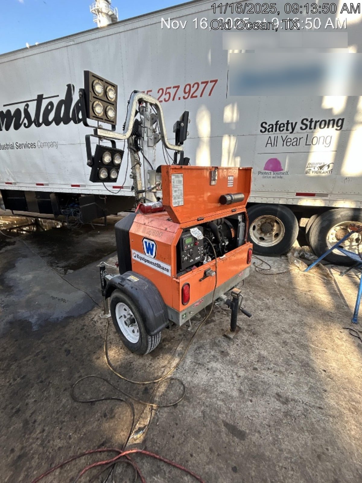 2024 Wanco WLTT-4MM4K Diesel, Deep Sea Controller, Shore Power Plug, Auto Start, (4) 350W LED Floodlights, 4kW Generator, 60 Gal Fuel Tank, 2" Ball, T3