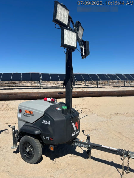 2024 Wacker Neuson LTT4 Diesel, Kohler KDW702, Deep Sea Controller, Auto Start, LED 320W, Bypass Outlet, T3