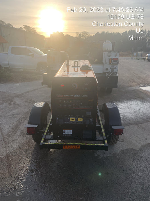 2021 Lincoln Electric Vantage 322 Vantage 322 Ready Pak 3 w/ Decals, ORANGE (includes trailer, cable rack, fender light kit) NO Telematics