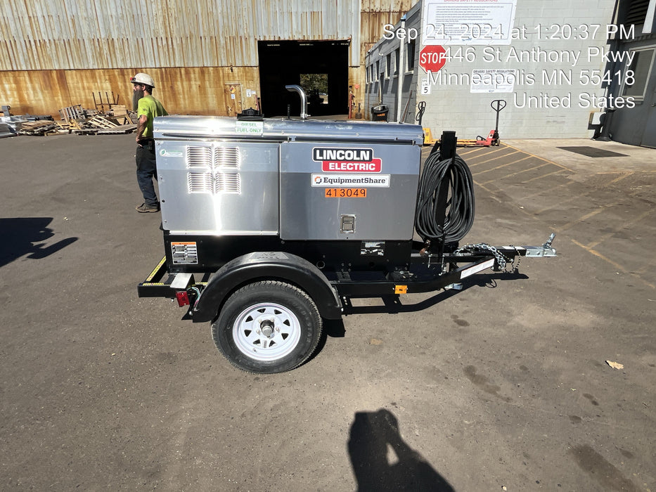 2024 Lincoln Electric LE400 Kubota V1505, Trlr, Cable Rack, Light Kit, ES Decals, T3